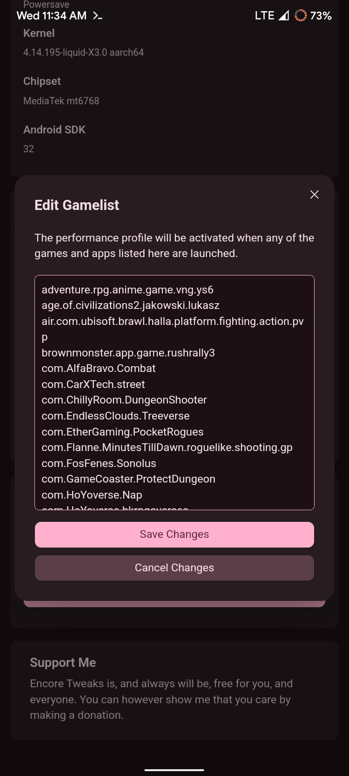 Module Screenshot